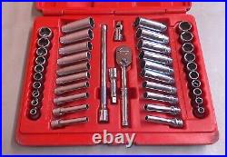 Snap On 44 Piece 1/4 Drive Metric & SAE General Service Socket Set 144TMPB