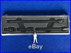 Snap On 4-Piece 3/8dr Snap Ring Retention Impact Extension Bar Set 204IMXA NEW