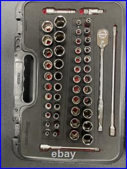 Snap-On 51 PIECE 3/8 DRIVE 6 POINT METRIC SAE GENERAL SERVICE SET SS203507