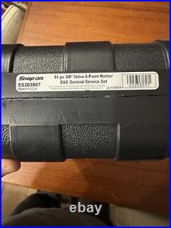 Snap-On 51pc 3/8 Drive 6pt Metric/SAE General Service Set 251FSMBFR