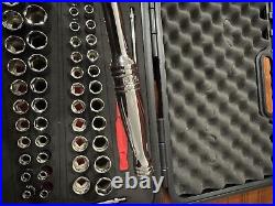 Snap-On 51pc 3/8 Drive 6pt Metric/SAE General Service Set 251FSMBFR