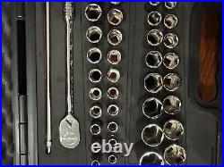 Snap-On 51pc 3/8 Drive 6pt Metric/SAE General Service Set 251FSMBFR