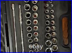 Snap-On 51pc 3/8 Drive 6pt Metric/SAE General Service Set 251FSMBFR