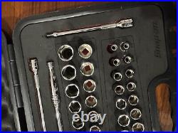 Snap-On 51pc 3/8 Drive 6pt Metric/SAE General Service Set 251FSMBFR