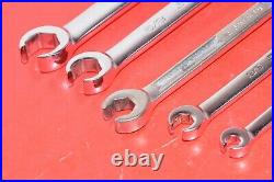 Snap-On 5pc 1/4 13/16 SAE Double End Flare Nut Flank Drive Line Wrench Set