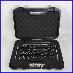 Snap-On FMGSS06BR 51 Piece 3/8 Drive 6 Point Socket Set Metric & SAE