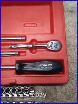 Snap On General Service Set 1/4 Drive With Extras READ