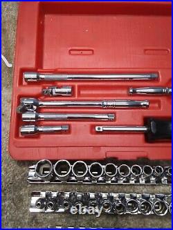 Snap On General Service Set 1/4 Drive With Extras READ