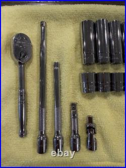 Snap-On PB99 Vintage 1/4 drive socket set -SAE & Metric! With extra 4 extension