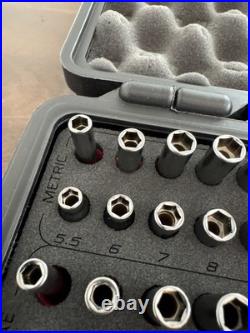 Snap On SS203505 144TMPBFR 44-Piece 1/4 Drive SAE/Metric Socket Set