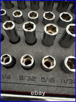 Snap On SS203505 144TMPBFR 44-Piece 1/4 Drive SAE/Metric Socket Set