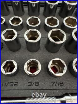Snap On SS203505 144TMPBFR 44-Piece 1/4 Drive SAE/Metric Socket Set