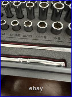 Snap On SS203505 144TMPBFR 44-Piece 1/4 Drive SAE/Metric Socket Set