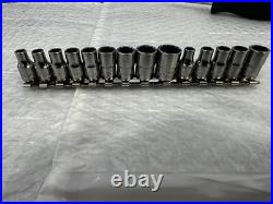 Snap-On TM4CSA Hard Handle Standard Shank Driver With Sae metric Sockets NEW