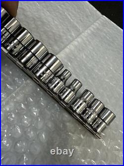 Snap-On TM4CSA Hard Handle Standard Shank Driver With Sae metric Sockets NEW