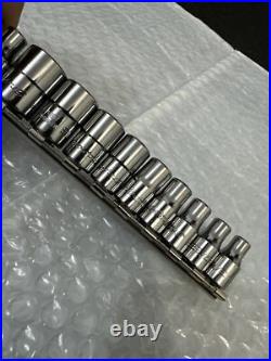 Snap-On TM4CSA Hard Handle Standard Shank Driver With Sae metric Sockets NEW