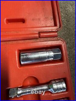 Snap-On TOOLS 22 pc 3/8 Drive 6-Point SAE General Service Socket Set USA Made