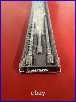 Snap On-T? New Sealed 106ATMXW 6 Pc Wobble 1/4 Drive Extension Set 1-1/4-11