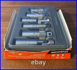 Snap-On Tools 206ESSPKPLG2 6 pc 3/8 Drive Essential #2 Spark Plug Socket Set