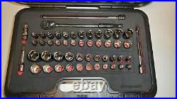 Snap On Tools 51Pc 3/8 Drive 6 Point MM/SAE General Service Set 251FSMBFR. NEW