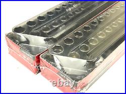 Snap On Tools NEW 44pc 1/4 dr Combination Metric/SAE Shallow & Deep Socket Sets
