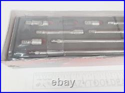 Snap On Tools New 209AFXAFR RED Foam Set 9 pc 3/8 Drive Extension and Adaptor