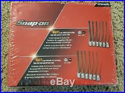Snap On Tools New sealed 3/8 Drive SAE & Metric Extra-Long Hex Bit Socket Set