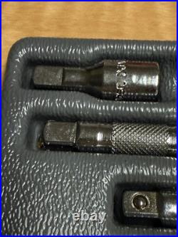 Snap On Tools USA 106BTMX 6 Piece 1/4 Drive Knurled Chrome Socket Extension Set