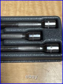 Snap On Tools USA 106BTMX 6 Piece 1/4 Drive Knurled Chrome Socket Extension Set