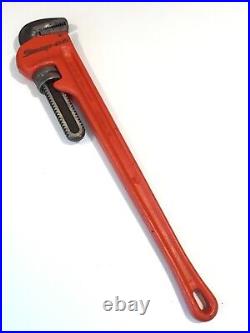 Snap On Tools USA 24 Standard Handle External RED Pipe Wrench PW24C VERY NICE