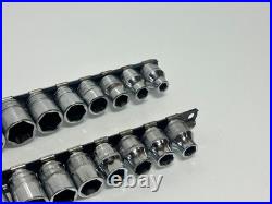 Snap-On Tools USA 24pc SAE & Metric Shallow Socket Set Pair, 212FSMY & 211FSY