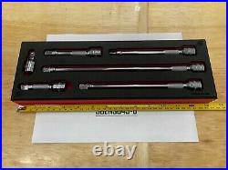 Snap-On Tools USA NEW 6pc 3/8 Drive Wobble PLUS Extension Foam Set 206AFXWPFR