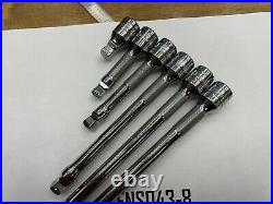 Snap-On Tools USA NEW 6pc 3/8 Drive Wobble PLUS Socket Extension Set 206AFXWP