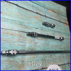 Snap-On USA 1/4 Drive 11,6,2 Knurled Locking Extension TMXKL110A, L60A, L2