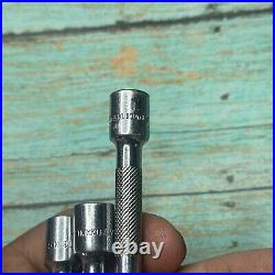 Snap-On USA 1/4 Drive 11,6,2 Knurled Locking Extension TMXKL110A, L60A, L2
