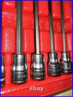 Snap-onT 3/8 drive SAE 206EFABL Ball End Hex Socket Driver LONG Shank