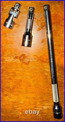 Snap-on 144TMPB 1/4 Drive Socket Set TM30 Ratchet SAE Metric Deep/Shallow