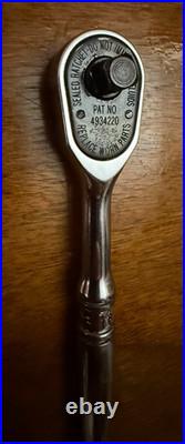 Snap-on 144TMPB 1/4 Drive Socket Set TM30 Ratchet SAE Metric Deep/Shallow