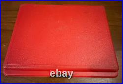 Snap-on 144TMPB 1/4 Drive Socket Set TM30 Ratchet SAE Metric Deep/Shallow