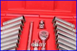 Snap-on 144TMPB 44 Piece 1/4 Drive 6-Point Metric/ SAE General Service Set USA