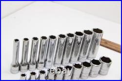 Snap-on 144TMPB 44 Piece 1/4 Drive 6-Point Metric/ SAE General Service Set USA