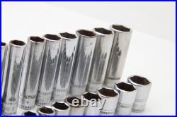 Snap-on 144TMPB 44 Piece 1/4 Drive 6-Point Metric/ SAE General Service Set USA