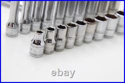 Snap-on 144TMPB 44 Piece 1/4 Drive 6-Point Metric/ SAE General Service Set USA