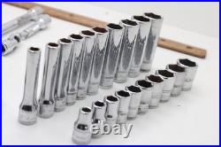 Snap-on 144TMPB 44 Piece 1/4 Drive 6-Point Metric/ SAE General Service Set USA