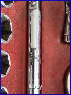 Snap-on 144TMPB 44pc 1/4 Drive 6 Point Metric/SAE Socket Set. FREE S&H