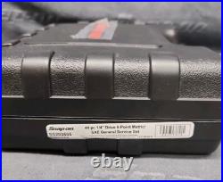 Snap-on 144tmpbfr 44 pc 1/4 drive 6 pt metric sae general service foam set New