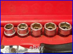 Snap-on 20 Piece 3/8-3/4 SAE 6-Point Low Clearance Socket Set AFRB110PB