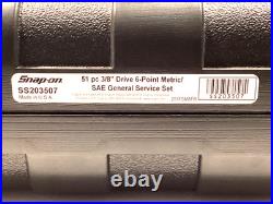 Snap on 251FSMBFR Foam Lined Case For 51 Piece 3/8 Drive General Service Set