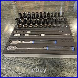 Snap-on 253gss05fmb 53 pc 3/8 metric sae sockets ratchets extensions NEW