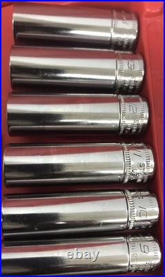 Snap-on 44 Pc 1/4 Drive 6-Point Metric/ SAE General Service Set 144TMPB